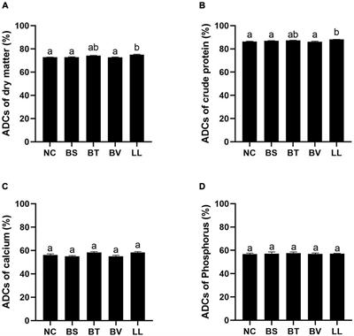 Effects of Supplementing Intestinal Autochthonous Bacteria in Plant-Based Diets on Growth, Nutrient Digestibility, and Gut Health of Bullfrogs (Lithobates catesbeianus)